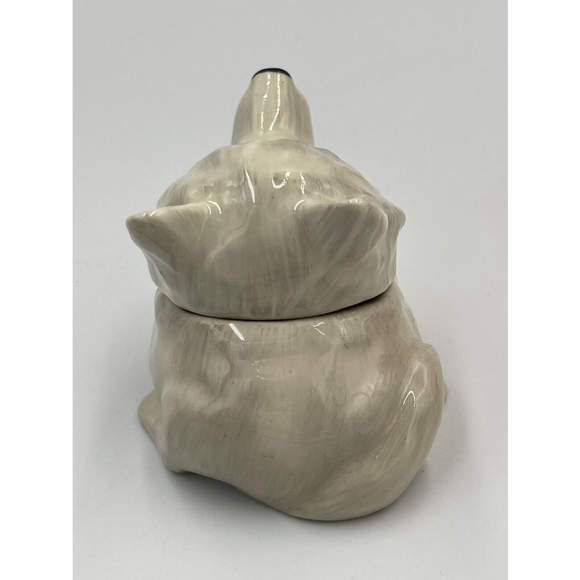 Kevin Francis Face Pot The White Wolf Limited Edition Numbered NIB Trinket Box - Picture 4 of 10